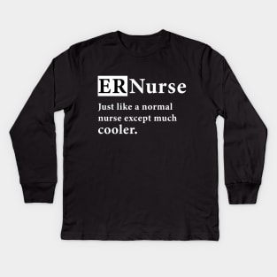 ER Nurse Kids Long Sleeve T-Shirt